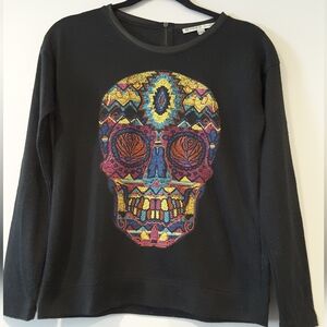 Rewind Skull T-shirt Sz S